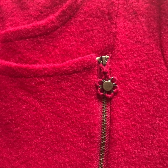 Anthro Sleeping On snow Magenta Rose Jacket S - Picture 4 of 8